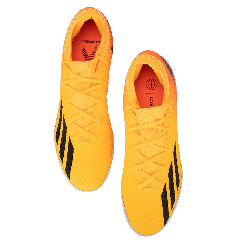 阿迪达斯(adidas)男鞋球鞋 2023夏季运动鞋实战比赛训练人草TF钉鞋足球鞋 GZ2471黄色/橙色/黑色
