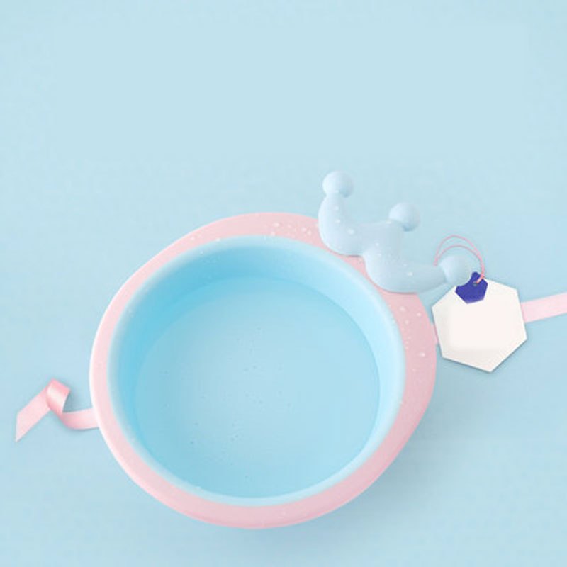 卡通简约现代清洁用品清洁工具婴儿脸盆新生儿宝宝洗脸盆PP加厚小脸盆儿童面盆洗屁屁盆
