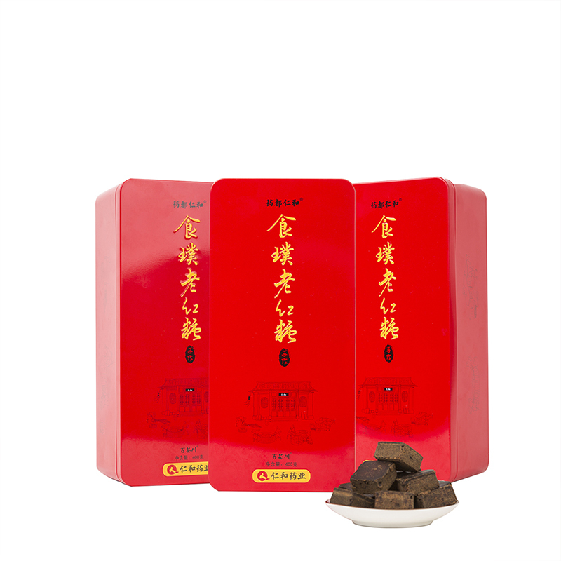 药都仁和 食璞老红糖 三盒/1200g 三盒装 手工老红糖 保健茶饮