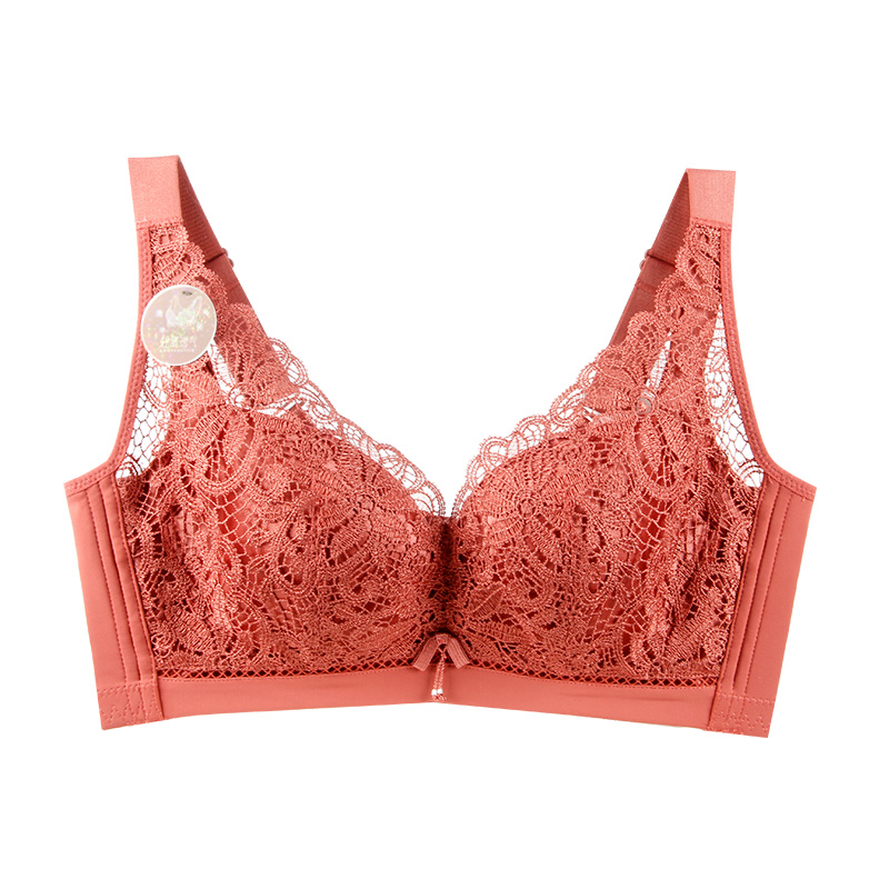 yunwuxin秀黛大胸显小内衣女显瘦大码无钢圈收副乳上托防外扩调整型