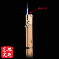 康的 aomai奥麦直冲防风砂轮火石气体打火机 可改飞火鬼火飘火蓝火马火打火机 送玻璃直头