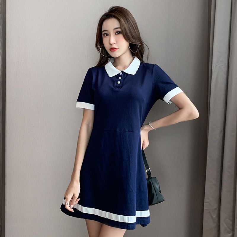 真维斯法式a字裙连衣裙夏装2022年新款女装超仙显瘦裙子轻熟名媛