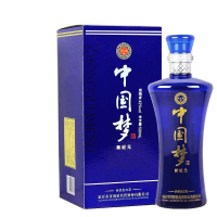 【正常发货】江苏洋河镇白酒 精美礼盒装 新纪元 蓝瓶中国梦 原浆酒 42度500ml 粮食酒 婚庆喜宴酒水 整箱6瓶特价