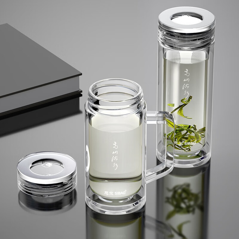 思宝(SIBAO)高山流水玻璃杯3号460ml高清大图