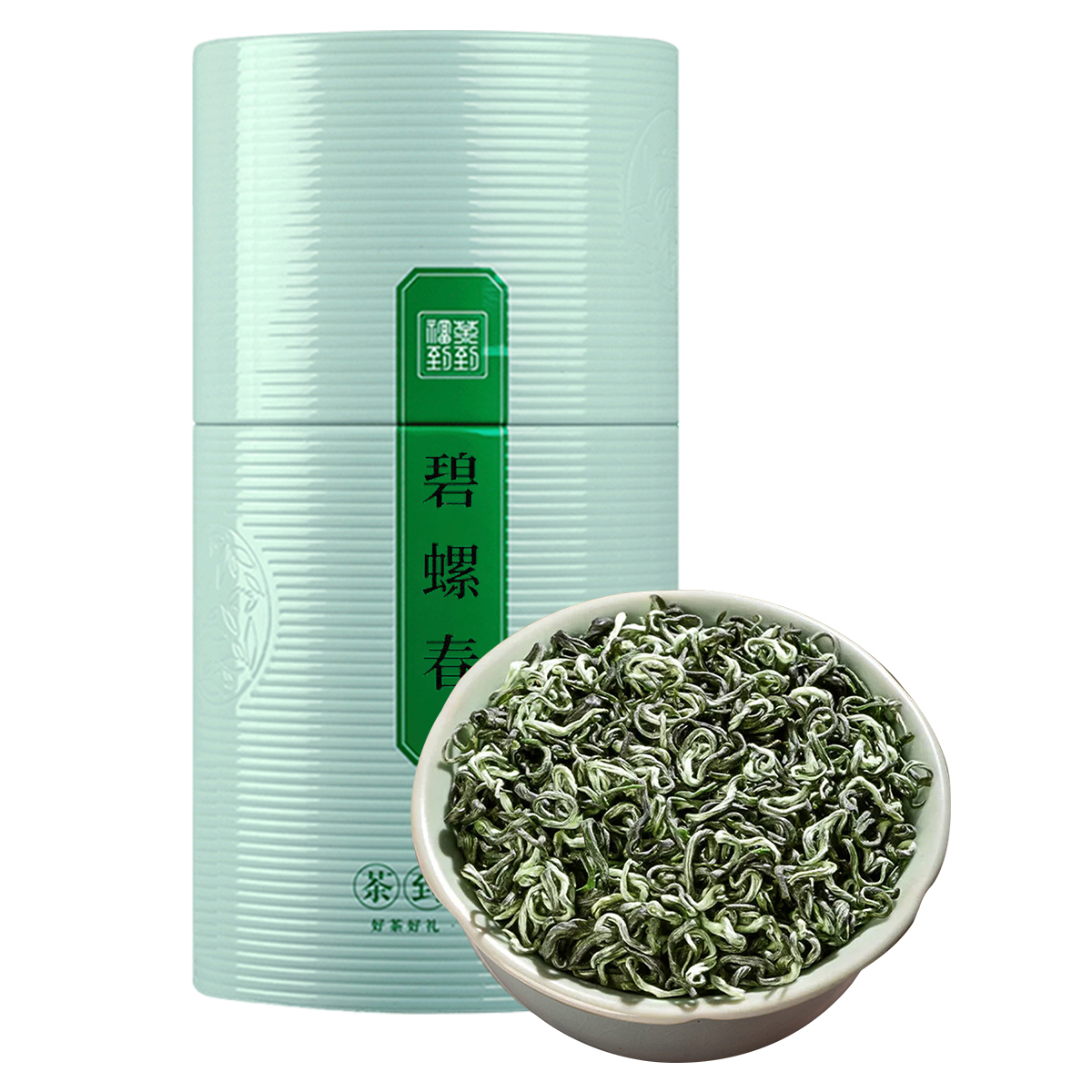 碧螺春新茶明前绿茶浓香型嫩芽茶叶江苏原产礼罐装250g高清大图