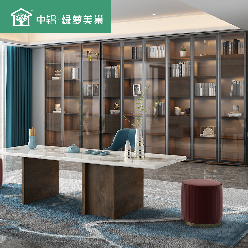 中铝绿萝美巢 铝制茶台定制轻奢风办公室客厅泡茶台茶桌定制定做 定制诚意金非商品价格