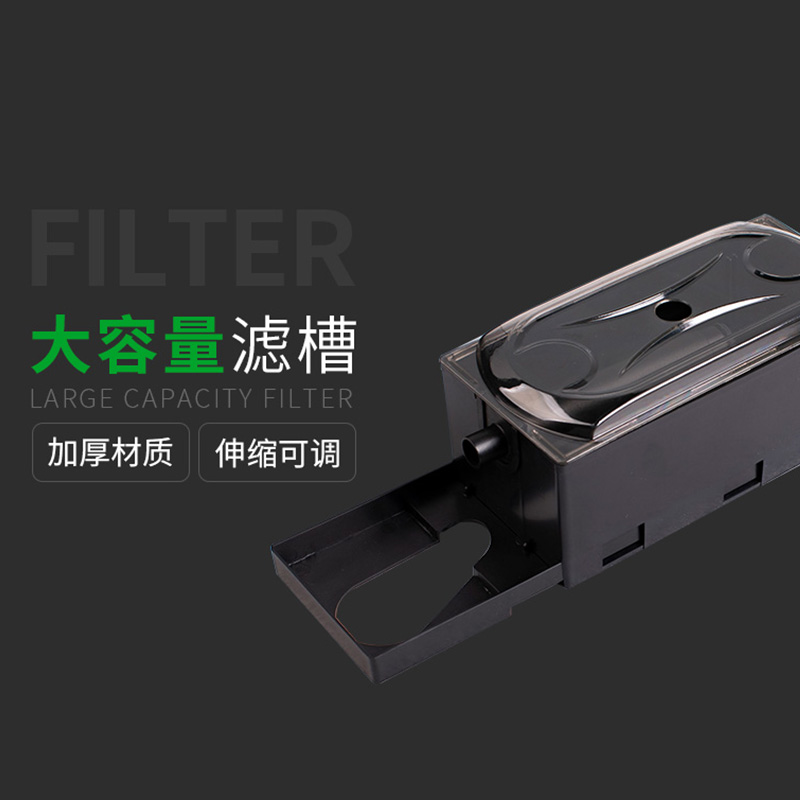 家用鱼缸氧气泵过滤器循环抽水净化吸便三合一多功能潜水泵高清大图