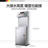 德玛仕直饮机商用 学校用开水器 商用烧水机 不锈钢直饮水机 一开一温SRZ-20/SRZ-2L 40cm加高背板