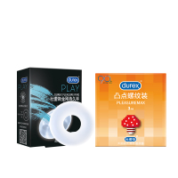 杜蕾斯(Durex) 金刚持久环+凸点螺纹3只 男用锁精环 国产延时套环 情爱玩具男性器具成人情趣用品