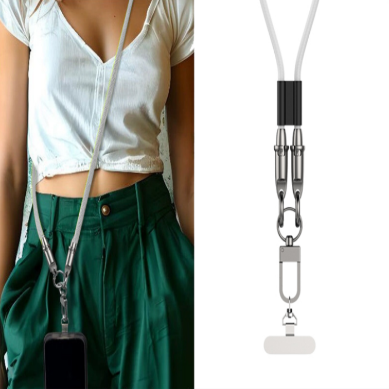 LOOMOO乐默 多功能挂绳超级快充数据线 LCB-395 白色 货期1周高清大图