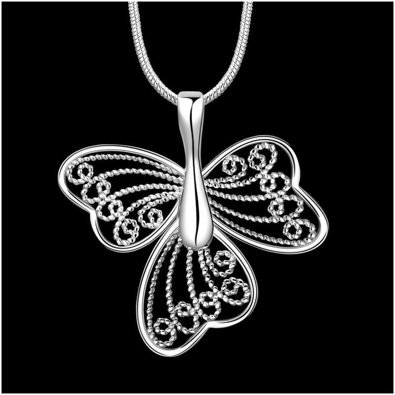 N688 Women Silver Necklace 镀925纯银女项链日韩版锁骨链潮人送女朋友七夕情人节礼物