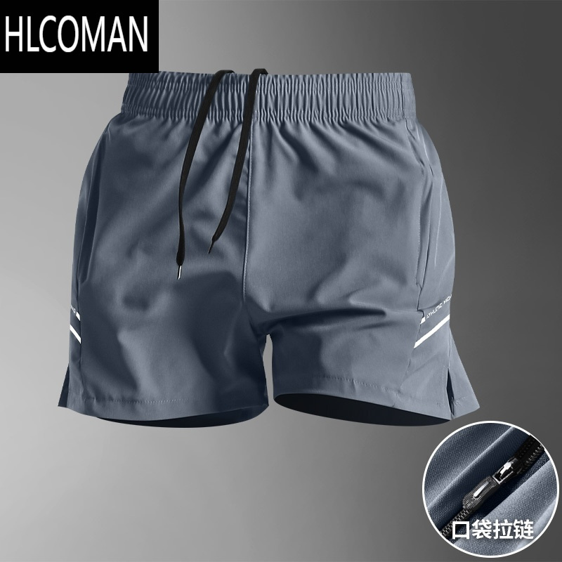 HLCOMAN冰丝运动短裤男三分跑步健身夏季薄款速干田径马拉松足球训练裤