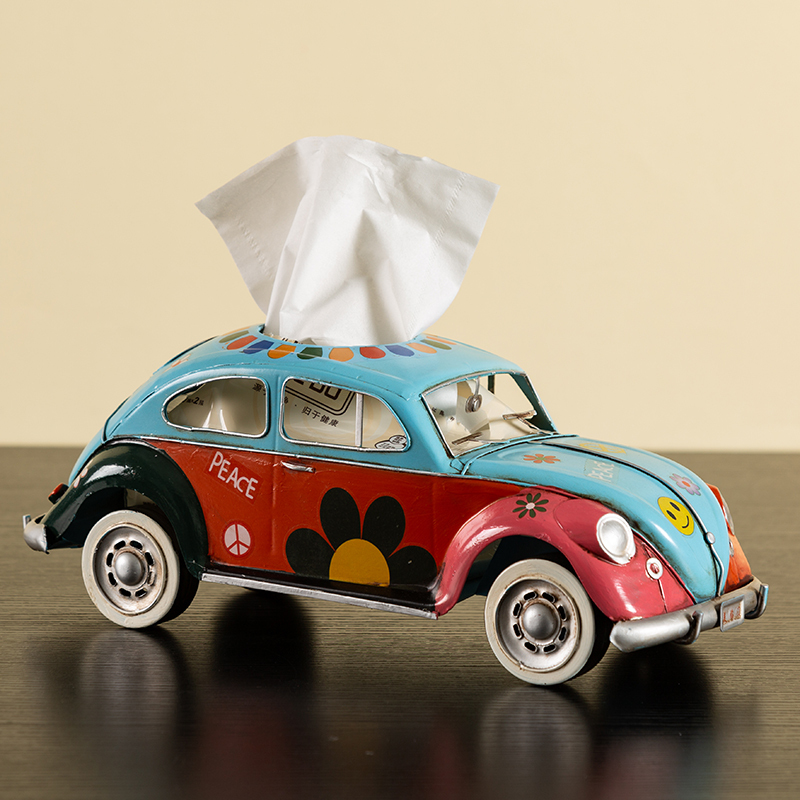 北欧轻奢创意个性阿斯卡利ascari手工仿真汽车纸巾盒模型抽纸盒客厅