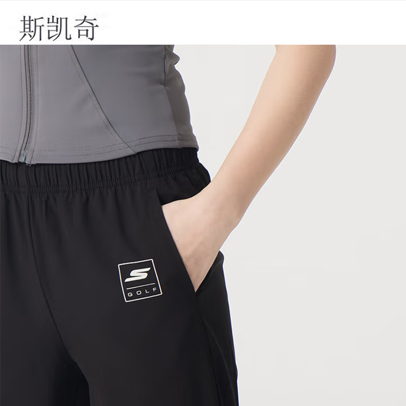 斯凯奇 女针织长裤 P225W305-03K8S 件高清大图