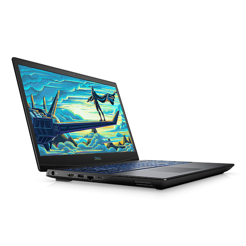 戴尔(DELL) 游匣G5 5500 15.6英寸 发烧游戏本 笔记本电脑 i7-10750H 8G 512GB固态 GTX1650Ti 4G独显 72%色域 定制版