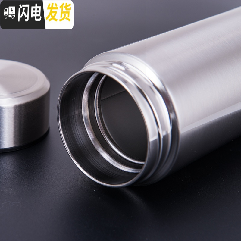 三维工匠保温杯男大容量水杯不锈钢304茶杯女士户外便携水壶定制杯子 SJX8-50金色500高清大图