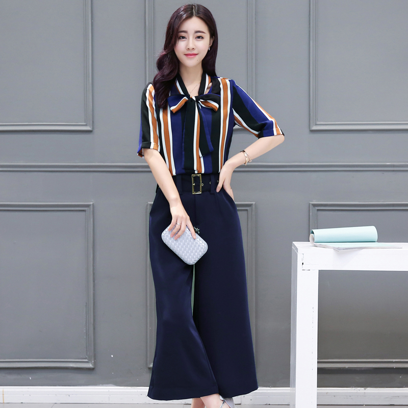 女士秋装新品时装时髦衣服显瘦两件套女神范裤子搭配省心套装女装