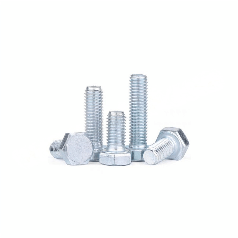 JIBIN/继彬 GB30 外六角螺栓 碳钢Q235 4.8级 镀白锌 全牙 M16×80 个图片