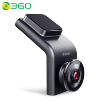 360行车记录仪 G300pro 1296p高清 迷你隐藏 微光夜视 无线测速电子狗一体 黑灰色
