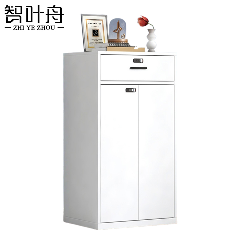 智叶舟矮柜文件柜两门一抽60*40*109cm台高清大图