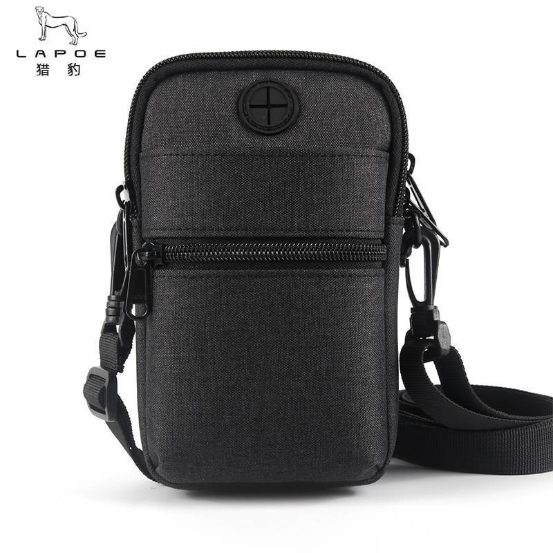 猎豹 多功能证件包斜挎包手机包男女单肩包随身小包12*17cm/个