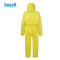 安思尔微护佳(Ansell)AlphaTec®3000-111 连体防尘防化服 黄色 一套