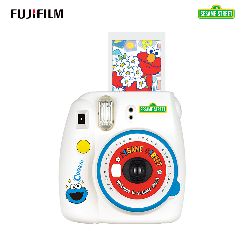富士（FUJIFILM）INSTAX 立拍立得 一次成像 胶片相机 mini9芝麻街定制相机 套餐三 （含50张相纸）
