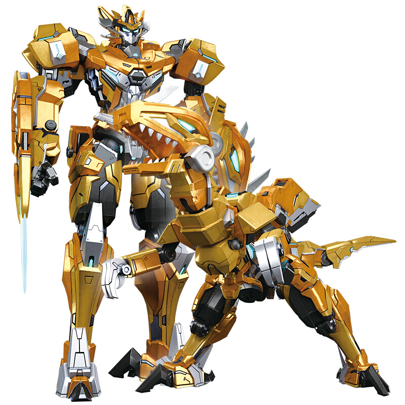 钢铁飞龙2之奥特曼力量玩具合体变形机器人男孩拼装机械恐龙玩具 钢甲