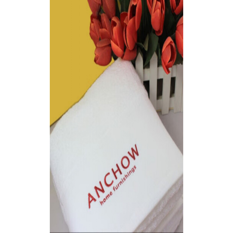 安巢家居(ANCHOW)五星级酒店浴巾纯棉加大加厚成人浴巾柔软吸水速干男女情侣学生浴巾AW10301白色高清大图