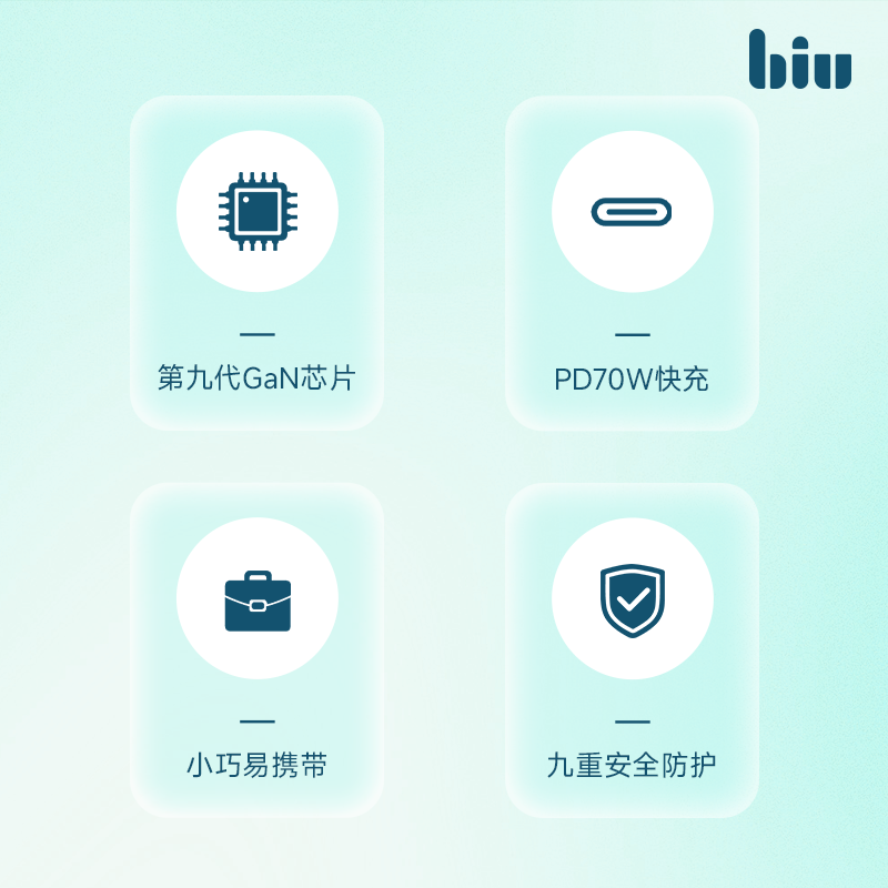 苏宁小Biu 笔记本电源适配器 TM-70WB-1C1A 轻巧便携高清大图