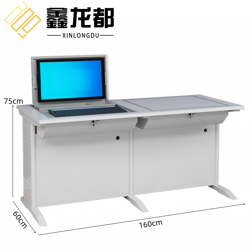 鑫龙都翻转电脑桌张高清大图