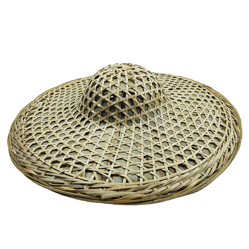 兰雅昀 竹编斗笠 46cm 顶高清大图