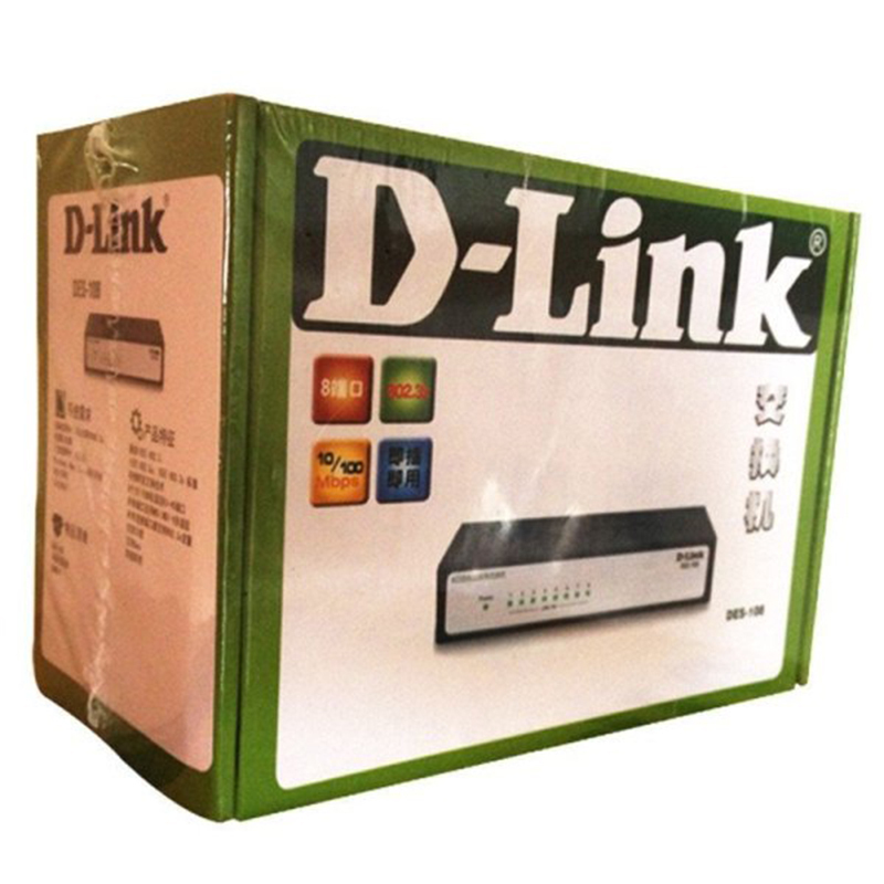 友讯(DLINK铁盒 交换机 )8口百兆 DES-108 (单 位:个)