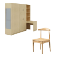 鑫睿辉 衣柜组合（含书桌凳子） 2100*1800*2200mm