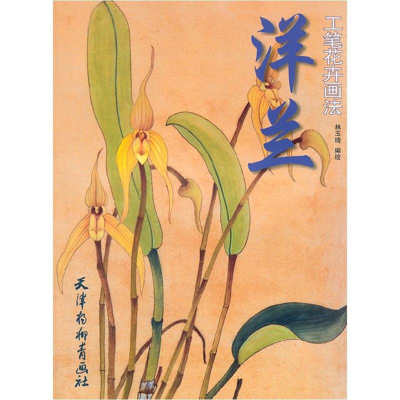 正版新书】洋兰工笔花卉画法林玉琦 绘9787807387121