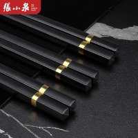 张小泉高档合金筷子家用防滑耐高温一人一筷新款家庭酒店餐具8138