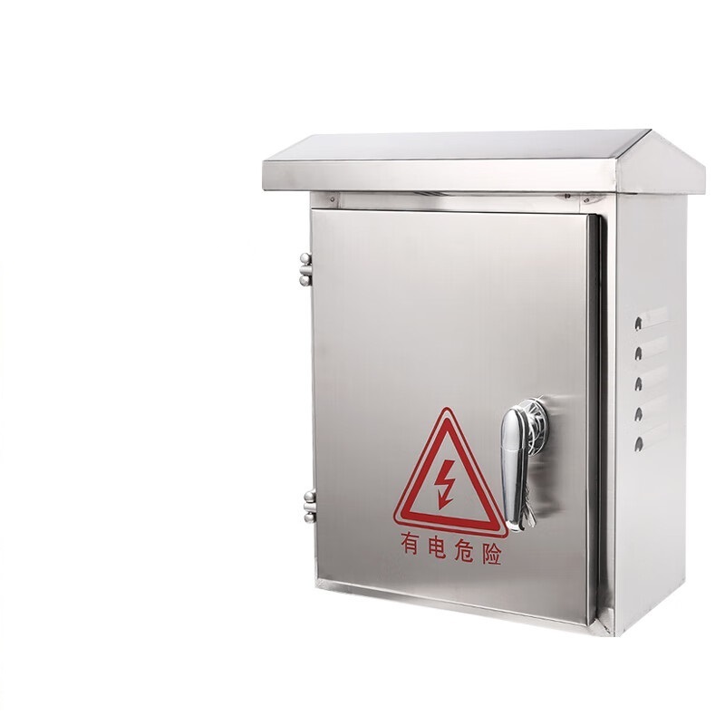 XMSJ 不锈钢配电箱设备箱室外弱电防水盒户外交换机防水箱接线盒300*250*160高清大图