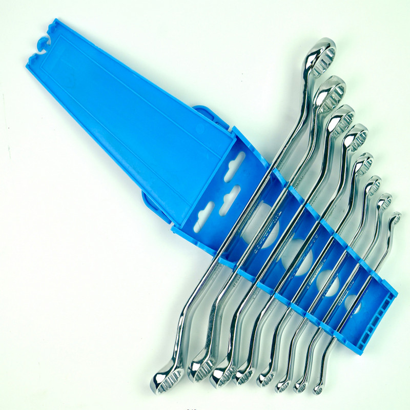 8件套塑架精抛光梅花扳手高清大图