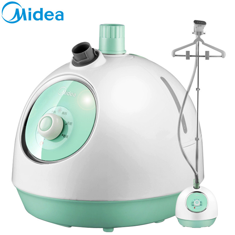 美的(Midea)挂烫机 YGD15C2 1500W 1.5L水箱 40秒快速熨烫 蒸汽挂烫机 家用挂式熨斗 薄荷色