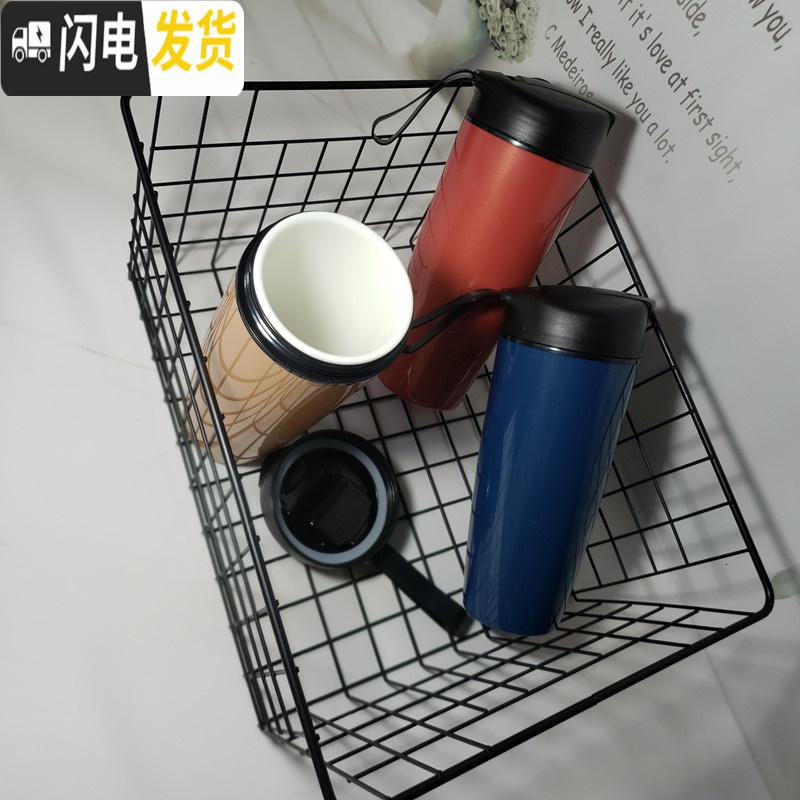 三维工匠保温杯大容量男士咖啡杯陶瓷内胆便携随手杯车载运动塑料水杯女马克杯高清大图