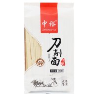 中裕(ZHONGYU)刀削面挂面500g面条波纹面山东面食爽滑劲道健康方便速食汤面早餐面条凉面宽面粗粮杂粮拌面中裕出品