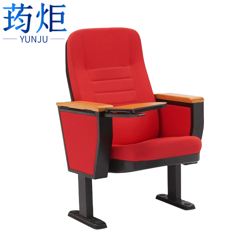 荺炬礼堂椅带写字板把高清大图