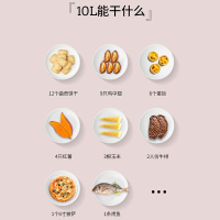 长帝(changdi)TB101 迷你烤箱 家用小烤箱 10升 上下管控温 双层烤位 普通加热 机械式烘焙电烤箱