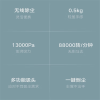 小米米家随手吸尘器 手持无线小型大吸力大功率强力车载车用随手吸尘器 办公室家用 单个价