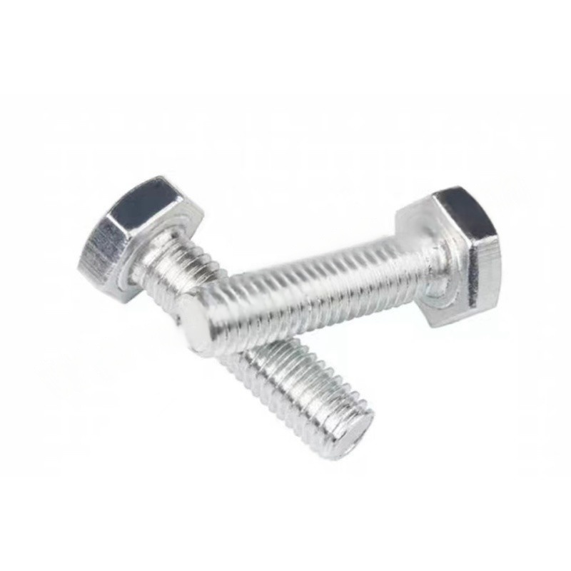 JIBIN/继彬 GB30 外六角螺栓 碳钢 4.8级 镀锌 全牙 M8×85个高清大图