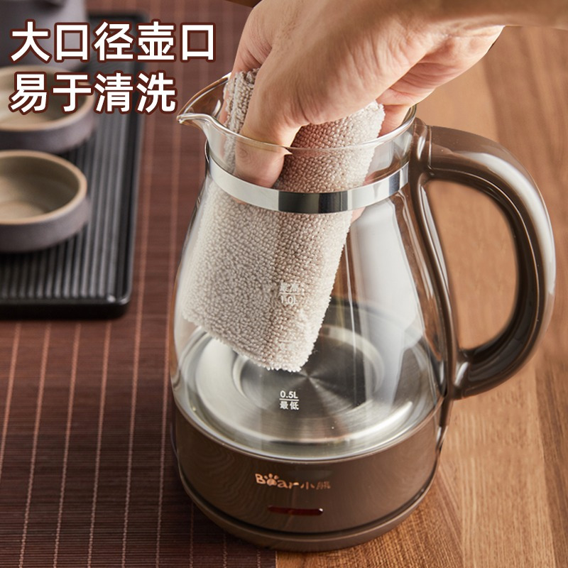 小熊(Bear)煮茶器 养生壶家用办公室1L全自动蒸汽喷淋煮茶器带滤网花茶壶 ZCQ-P10G5高清大图