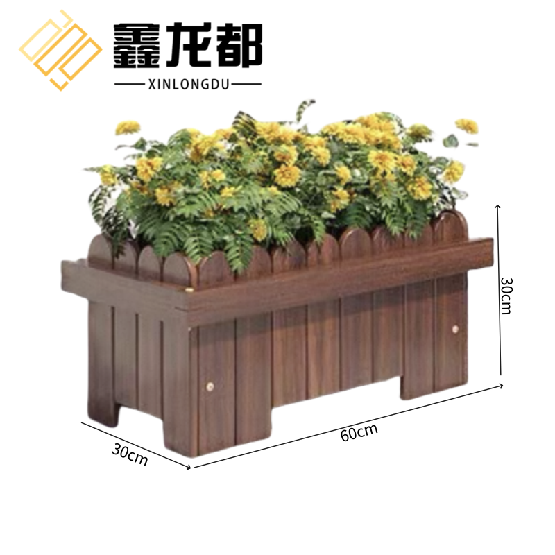 鑫龙都花箱100*40*40cm个高清大图