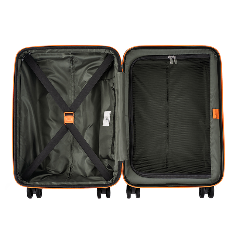 DELSEY 双轮式四轮拉杆箱00400680102 蓝色20寸高清大图