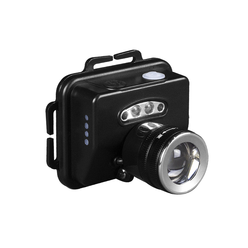 光源速GYS5112红外感应防爆头灯led户外强光智能微型防水头灯 黑色高清大图