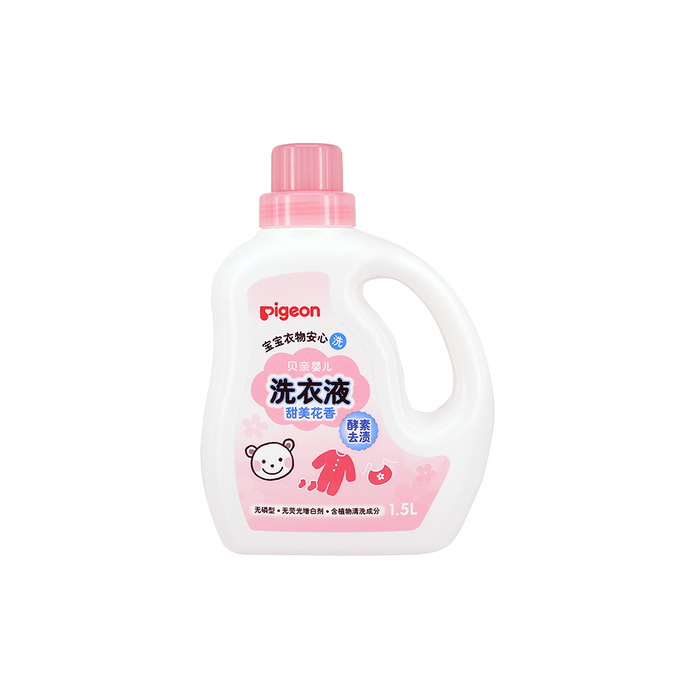 贝亲婴儿洗衣液1.5L(甜美花香)MA114高清大图